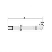 Нижнее плечо наклонное O 30 х 800мм для серии SG 8-12-18-25 Fubag [31044]